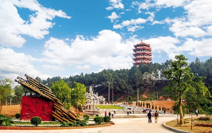 Kiến trúc và không gian tại khu di tích Ngã ba Đồng Lộc