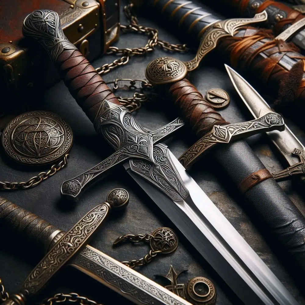 Bộ giáp trụ toàn thân (Full Plate Armor) rực rỡ mang phong cách Gothic.