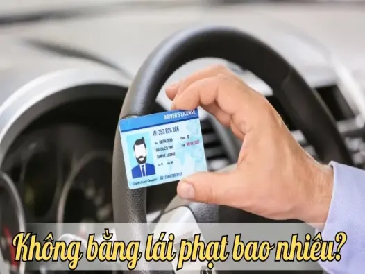 Không bằng lái phạt bao nhiêu? Hướng dẫn chi tiết quy định xử phạt