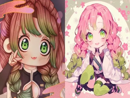 Tuyển tập ảnh chibi Mitsuri dễ thương không thể rời mắt