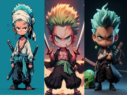 Những bộ ảnh chibi Zoro cute khiến fan mê mẩn không rời