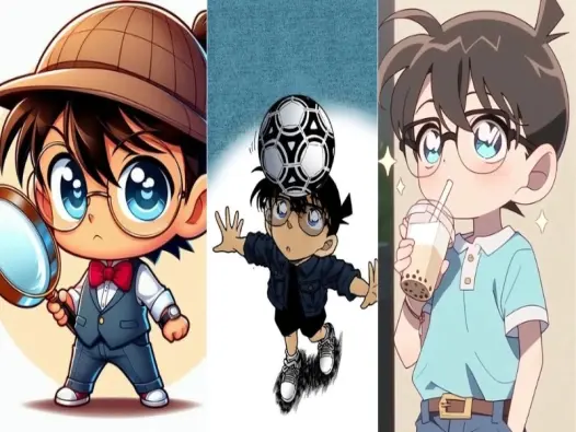 Bộ sưu tập ảnh Conan chibi siêu dễ thương cho fan