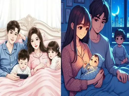 Bộ sưu tập ảnh Gia đình chibi ấm áp cho mùa yêu thương
