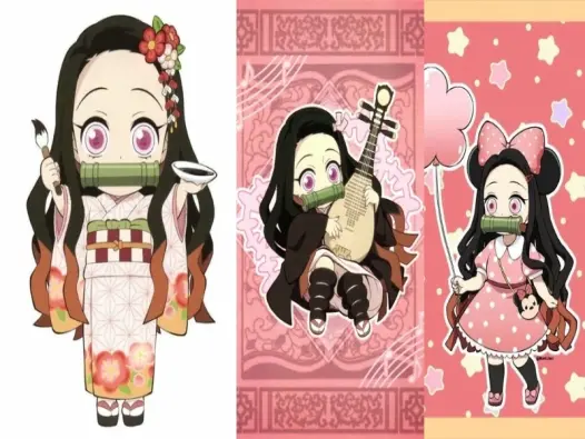 Tuyển chọn ảnh Nezuko chibi dễ thương khiến fan tan chảy