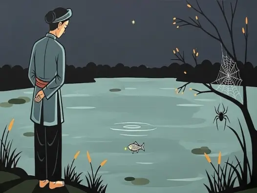 Ý nghĩa nhân văn trong bài ca dao đêm qua ra đứng bờ ao