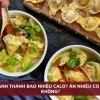 1 Tô Hoành Thánh Bao Nhiêu Calo Và Cách Ăn Không Tăng Cân
