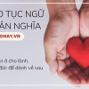 Ca dao tục ngữ về nhân nghĩa: Kho báu răn dạy con người