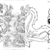 Tranh tô màu sinh vật huyền bí dragon và sự thật bị lãng quên