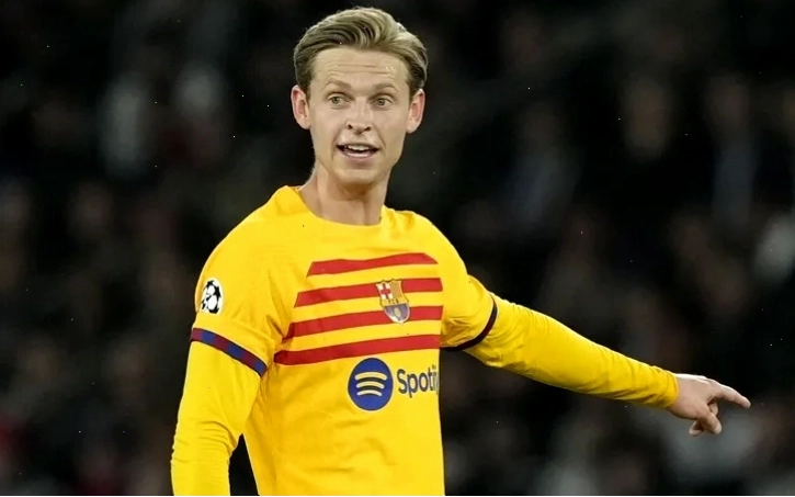 Frenkie de Jong trong m&agrave;u &aacute;o đội tuyển