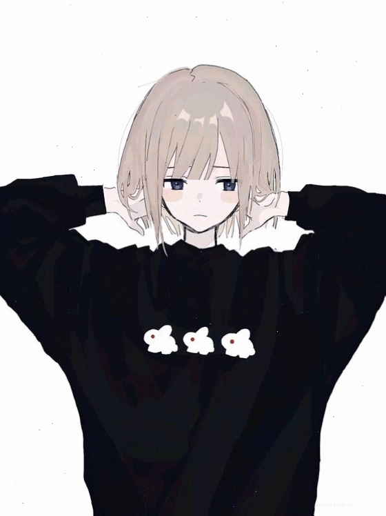 Ảnh anime cô gái tóc ngắn xinh đẹp