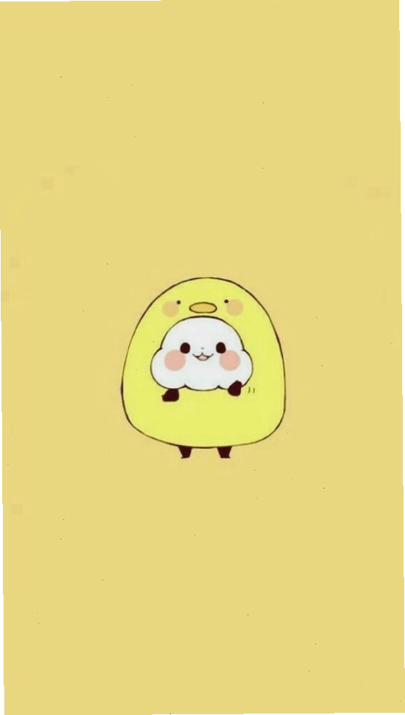 Ảnh anime màu vàng dễ thương