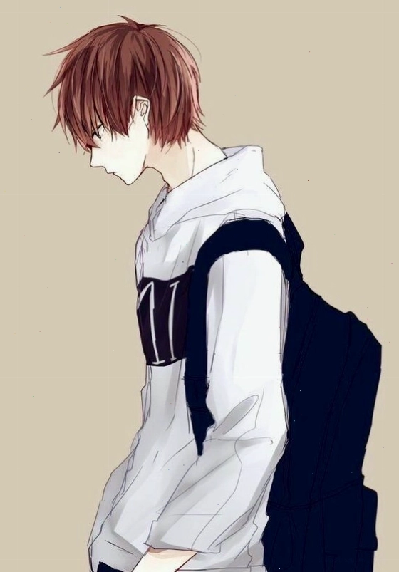 Ảnh anime nam buồn đen trắng, mang vẻ đẹp cổ điển và sâu lắng