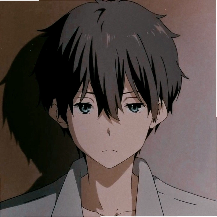 Ảnh đại diện anime nam với phông nền xóa phông