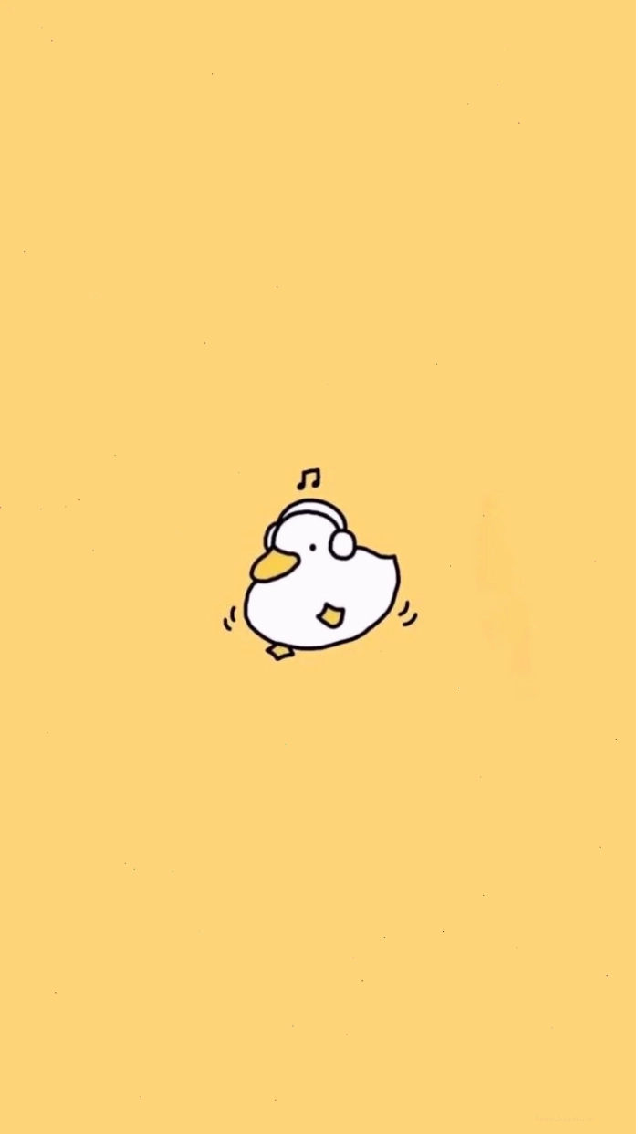 Ảnh đại diện chú vịt màu vàng dễ thương và ngộ nghĩnh