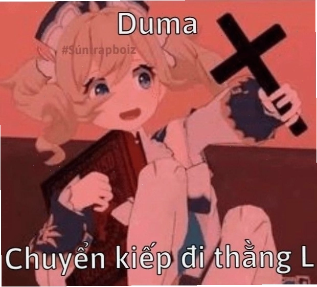 Anime meme cầm thánh giá