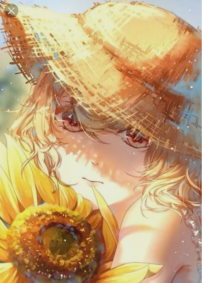 Avatar anime màu vàng đẹp dễ thương