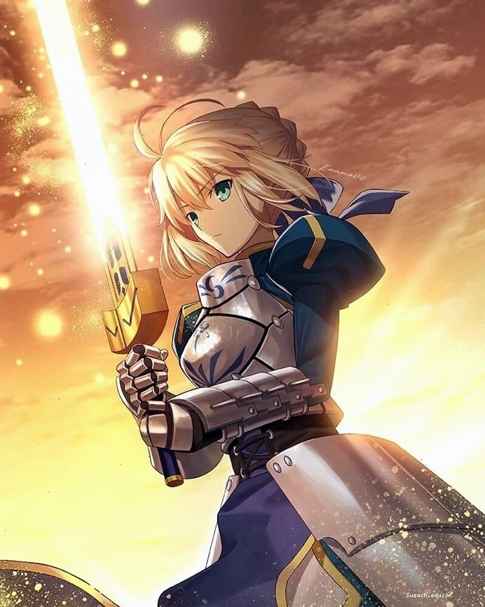 Avatar anime màu vàng ngầu