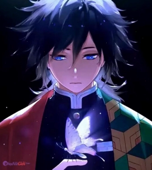 Avatar anime nam với trang phục hiện đại và phụ kiện độc đáo