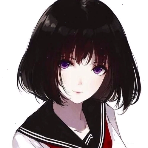 Avatar anime nữ buồn với ánh mắt xa xăm