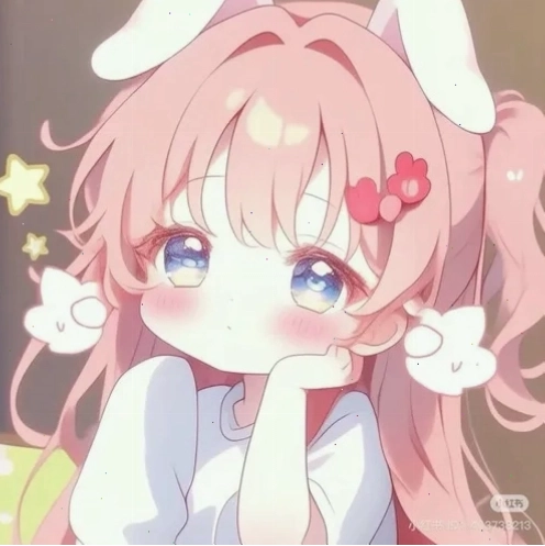 Avatar anime nữ cute với tông màu pastel nhẹ nhàng