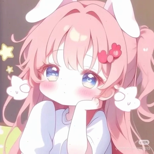Avatar anime nữ cute với tông pastel nhẹ nhàng