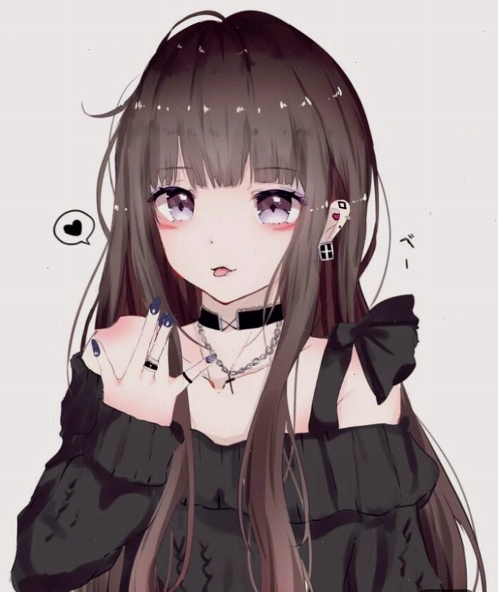 Avatar anime nữ lạnh lùng với ánh mắt sắc sảo và mái tóc bạch kim