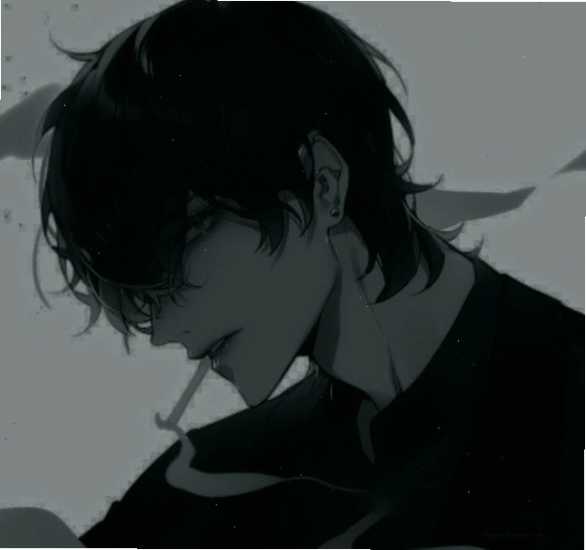 Avatar anime nữ ngầu trắng đen thể hiện khí chất mạnh mẽ và độc lập
