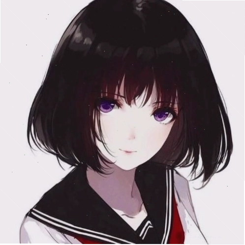 Avatar anime nữ ngầu với ánh mắt sắc sảo và mái tóc bạch kim ấn tượng