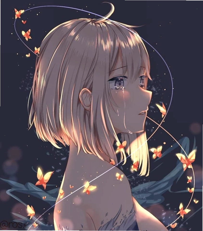 Avatar anime nữ tóc ngắn cá tính