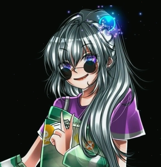 Avatar anime nữ với phong cách hơi hướng cyberpunk