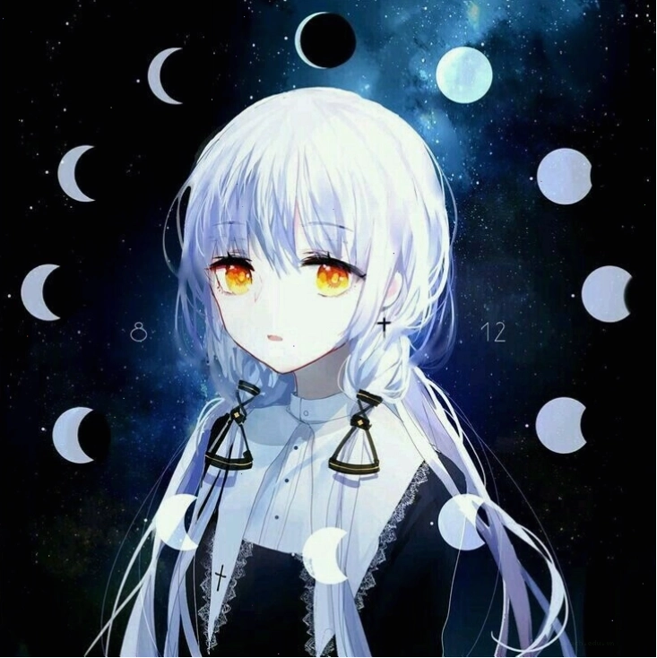 Avatar anime nữ với phong cách nghệ thuật độc đáo