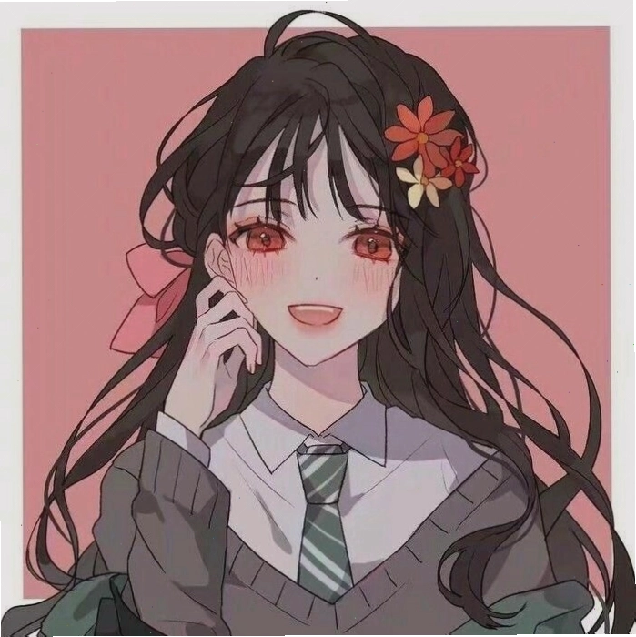 Avatar anime nữ với trang phục độc đáo