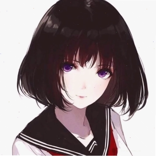 Avatar buồn anime nữ với đôi mắt ướt đẫm và bầu không khí tĩnh lặng