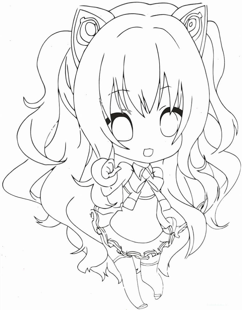 Avatar cô gái cute anime với đôi mắt to tròn