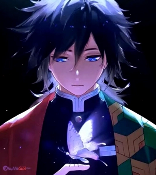 Avatar cô gái dễ thương phong cách chibi đang cười tươi