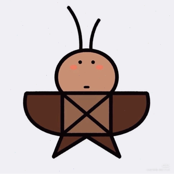 Avatar con gián với biểu cảm vui nhộn