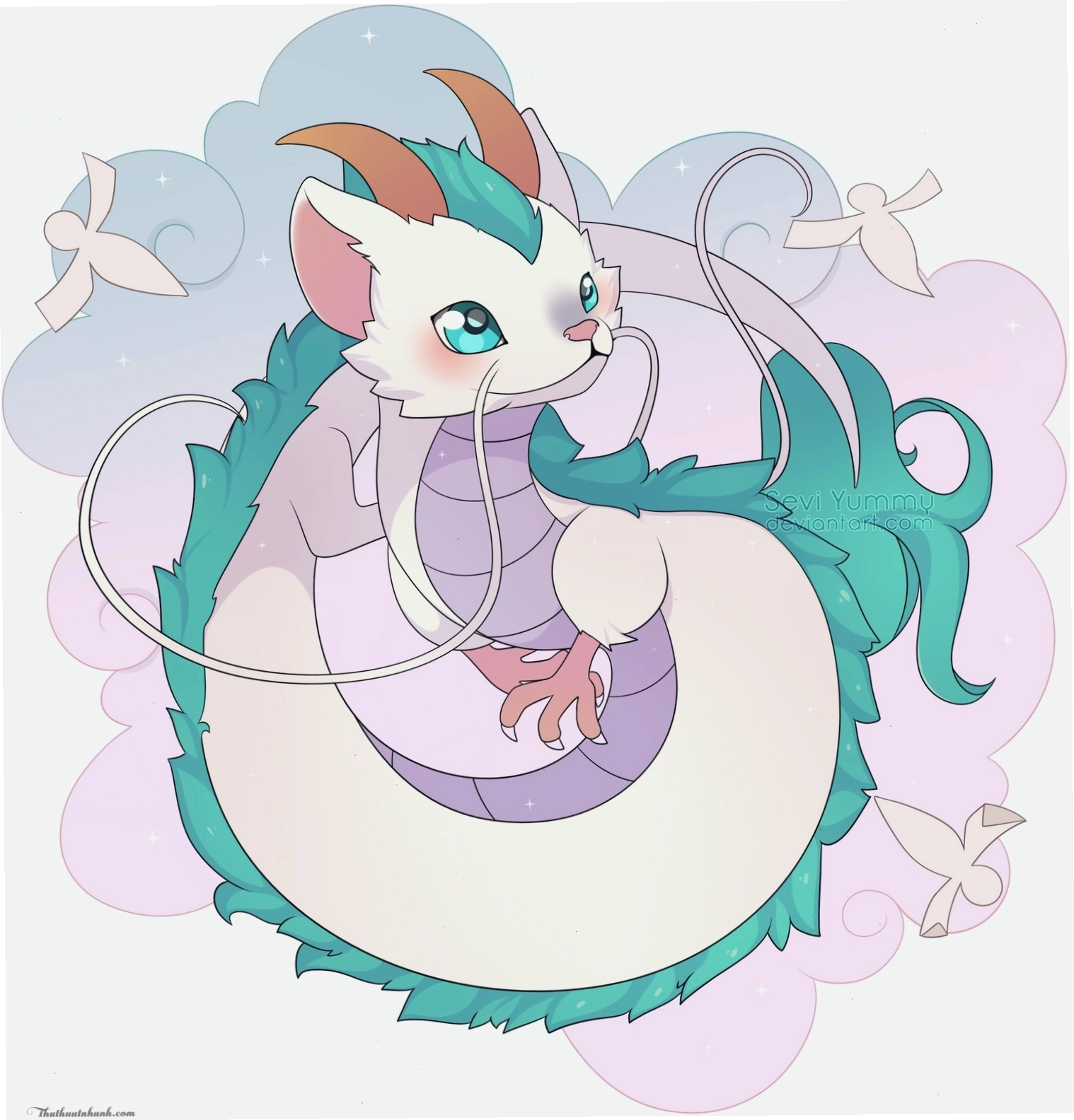 Avatar rồng cute đang ngủ say sưa