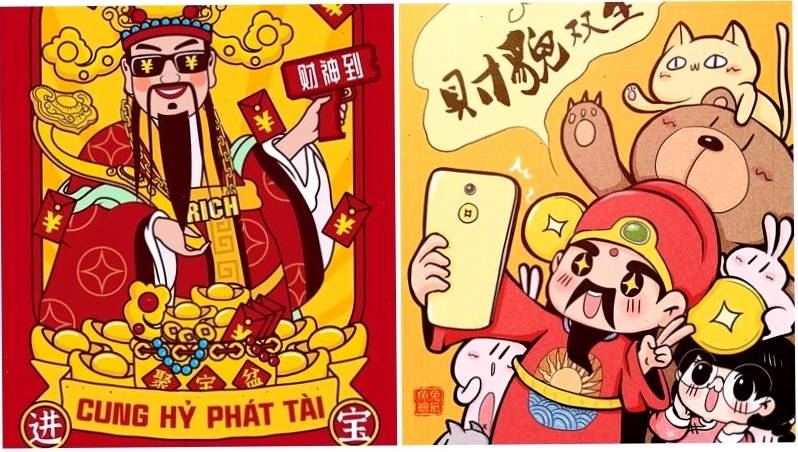 Avatar tết hài hước, vui cười hết nấc