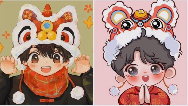 Avatar tết nam lịch lãm, phong trần