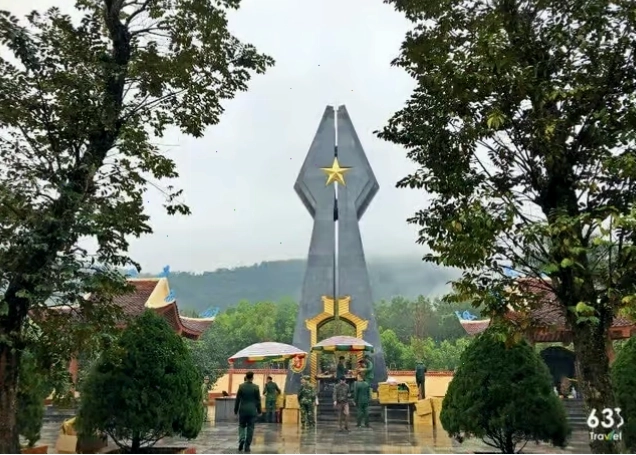 Bãi cọc tại Khu di tích lịch sử Pò Hèn
