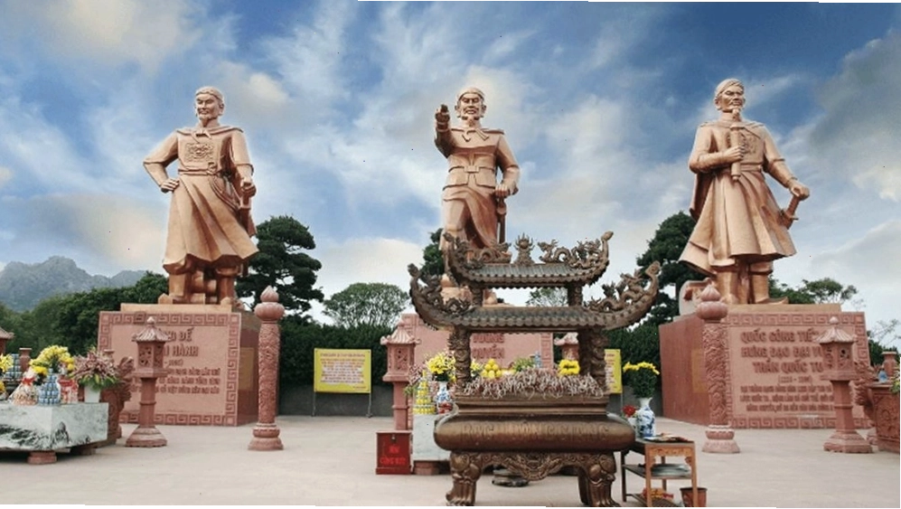 Bảng tái hiện trận chiến trên sông Bạch Đằng