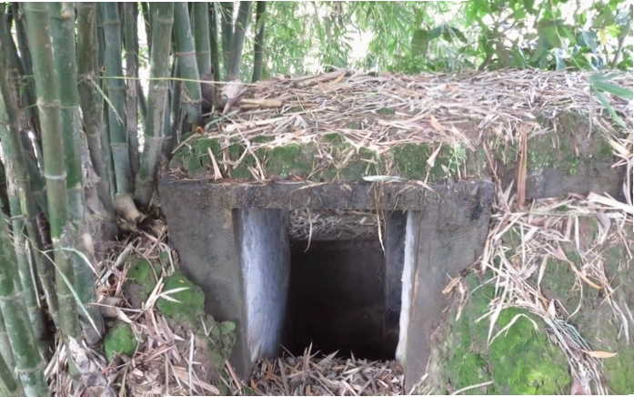 Bảng thông tin giới thiệu về lịch sử Khu Di Tích Vườn Mận