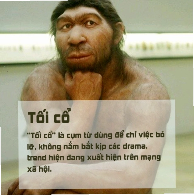 Biểu cảm ngạc nhiên của người tối cổ trước tin tức mới