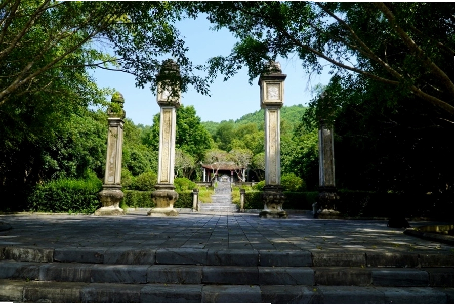 Cảnh quan chung tại khu di tích