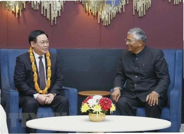 Cảnh quan xanh mát tại Khu di tích Gò Tháp