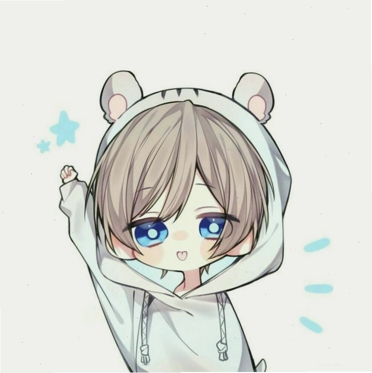 Cặp đôi avatar anime dễ thương với hiệu ứng ánh sáng pastel