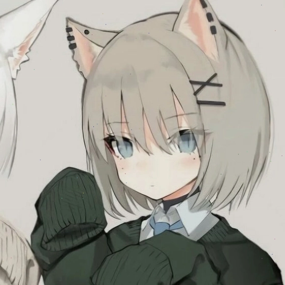 Cặp đôi avatar cô gái và chàng trai phong cách anime