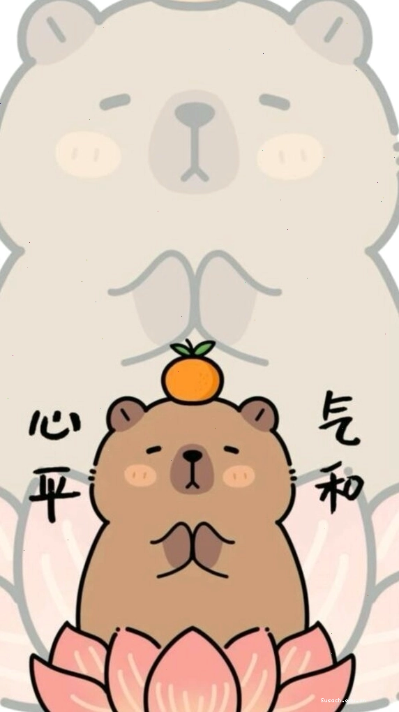 Capybara ngồi thiền giác ngộ sự vô tri đỉnh cao