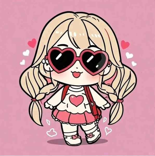Chibi nữ đội mũ len, quàng khăn ấm áp trong thời tiết lạnh