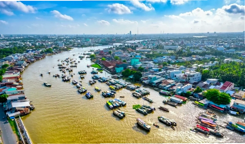 Chợ nổi Cái Răng Cần Thơ về sáng